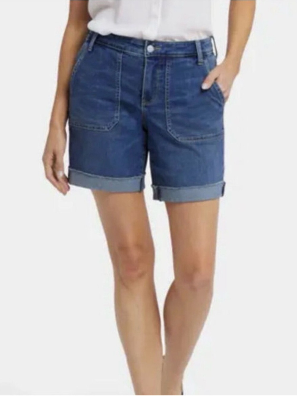 NYDJ Dianna. Cuffed Shorts -Brand New With Tags
